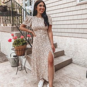Floral midi dress